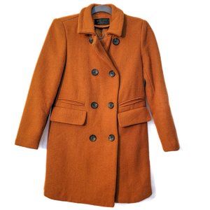 Elegant Vintage Double-Breasted Wool Coat by IDHYS Couture Women Coat (M)